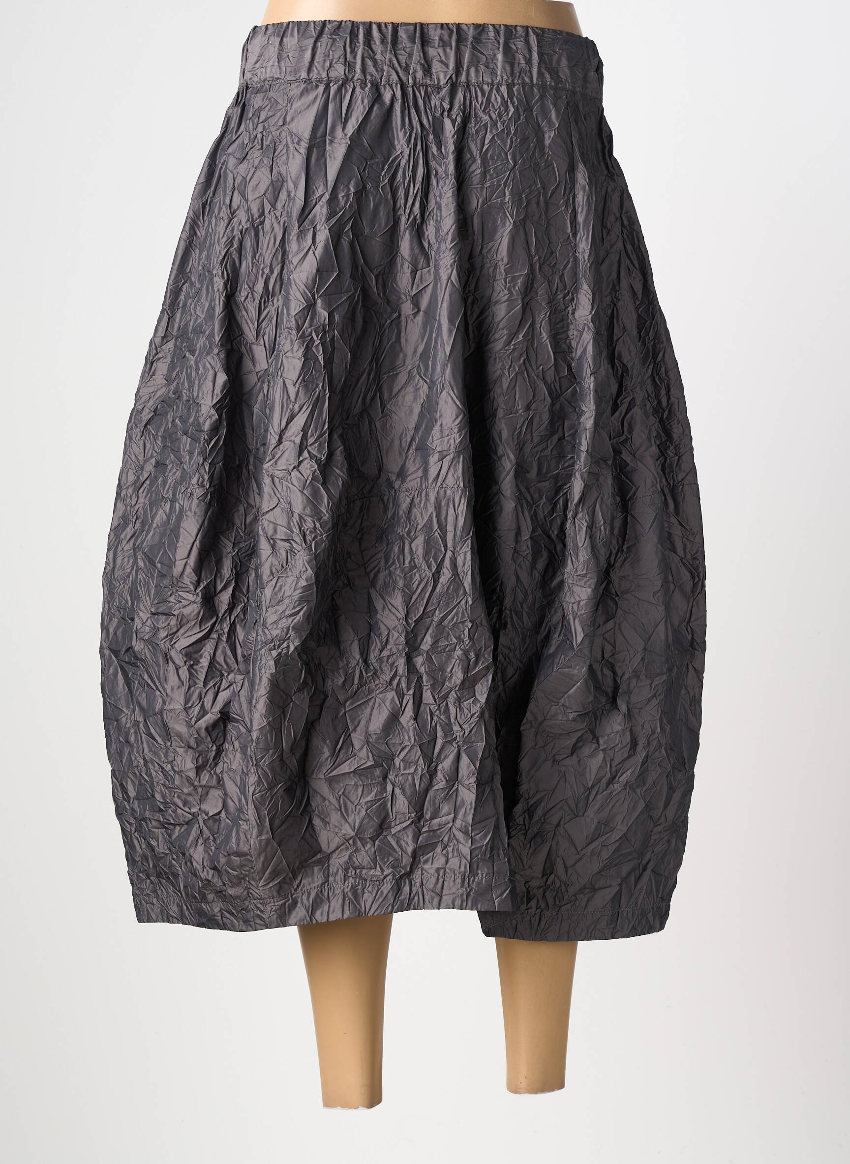 Jupe longue taille normale gris AMMA femme