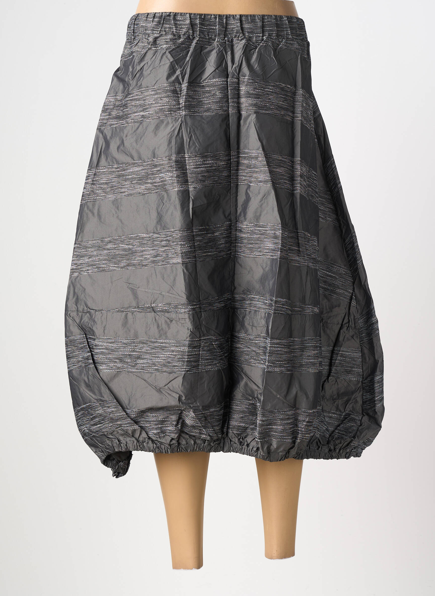 Jupe longue taille normale gris KOZAN femme
