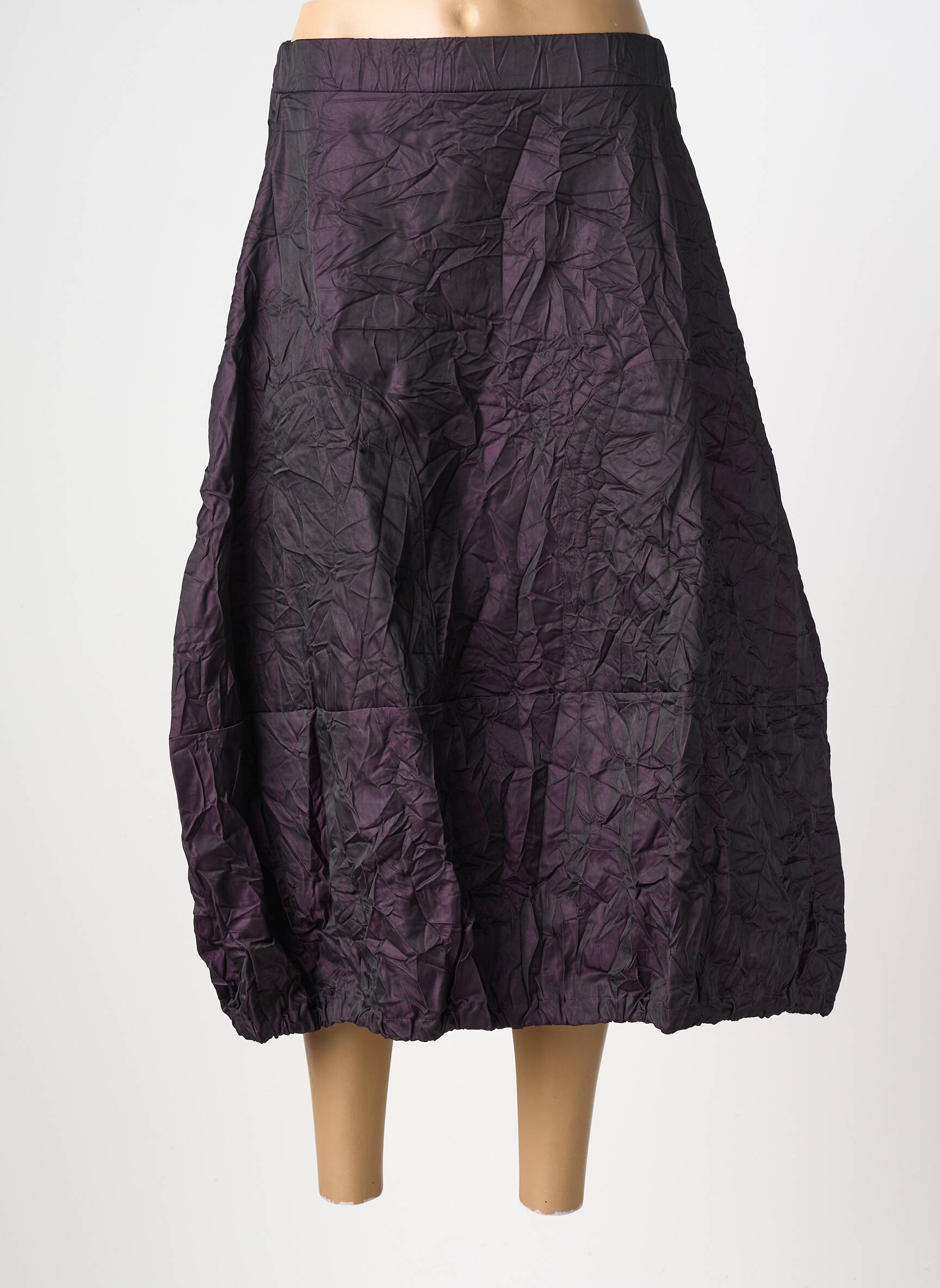 Jupe longue taille normale violet KOZAN femme
