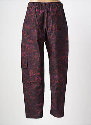 Pantalon cargo coupe droite taille normale violet ALEMBIKA femme