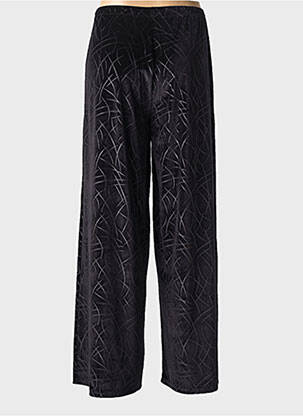 Pantalon droit stretch taille normale noir KOZAN femme