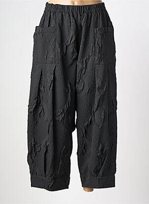 Pantalon large poches taille normale noir KOZAN femme