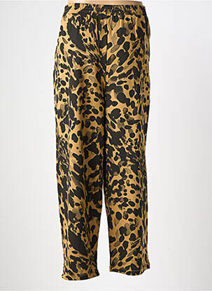 Pantalon droit stretch taille normale marron MASAI femme