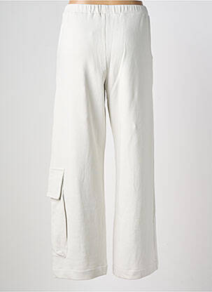 Pantalon droit stretch taille normale beige ALEMBIKA femme