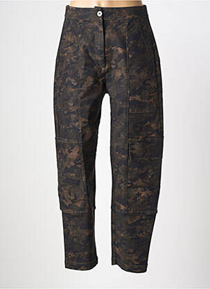 Pantalon cargo slim taille normale vert ALEMBIKA femme