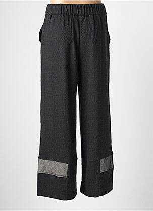 Pantalon large tissage crêpe taille normale noir GERSHON BRAM femme
