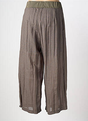 Pantalon large coupe fluide taille normale vert GERSHON BRAM femme