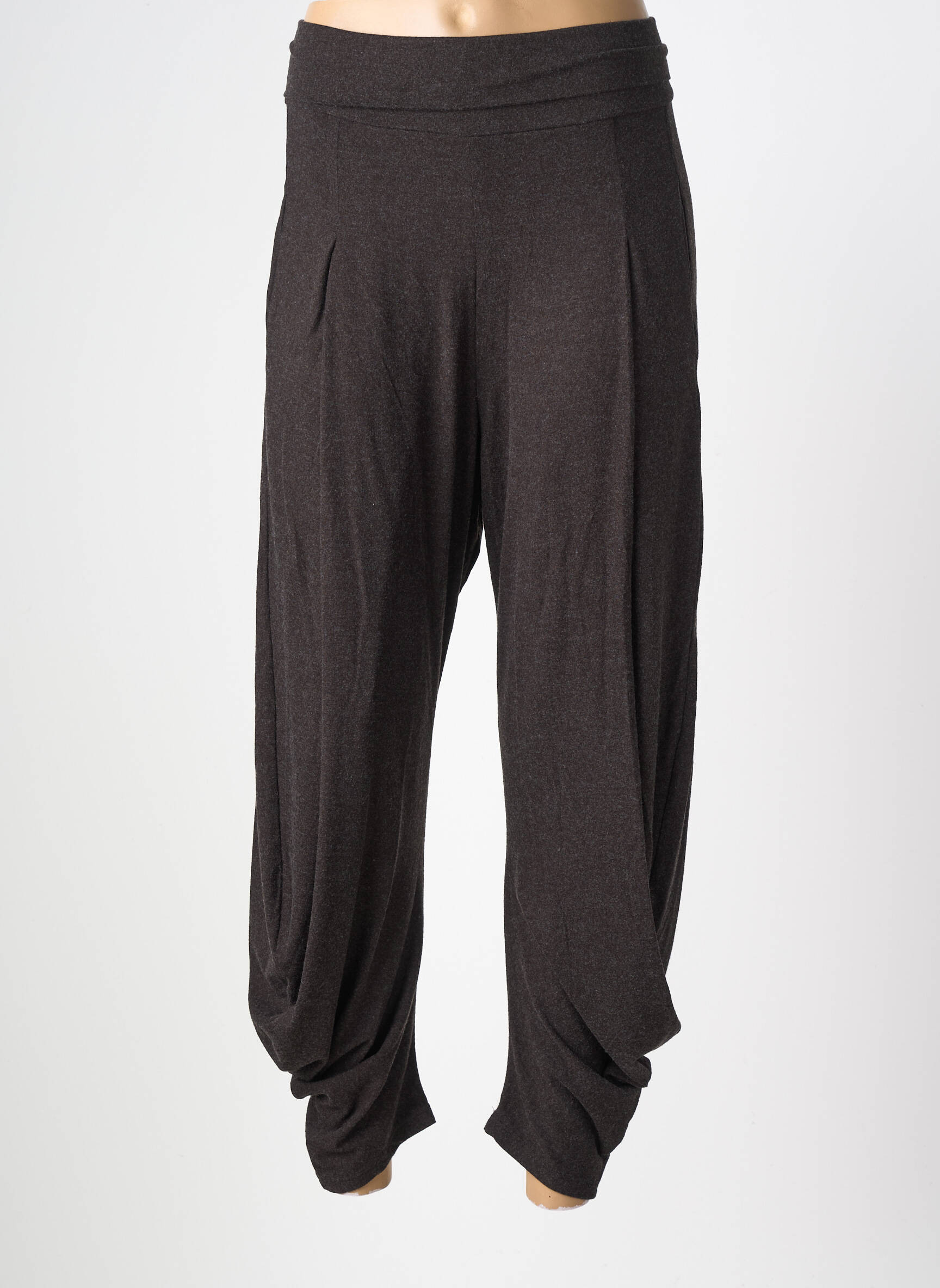 Sarouel stretch taille normale gris GERSHON BRAM femme