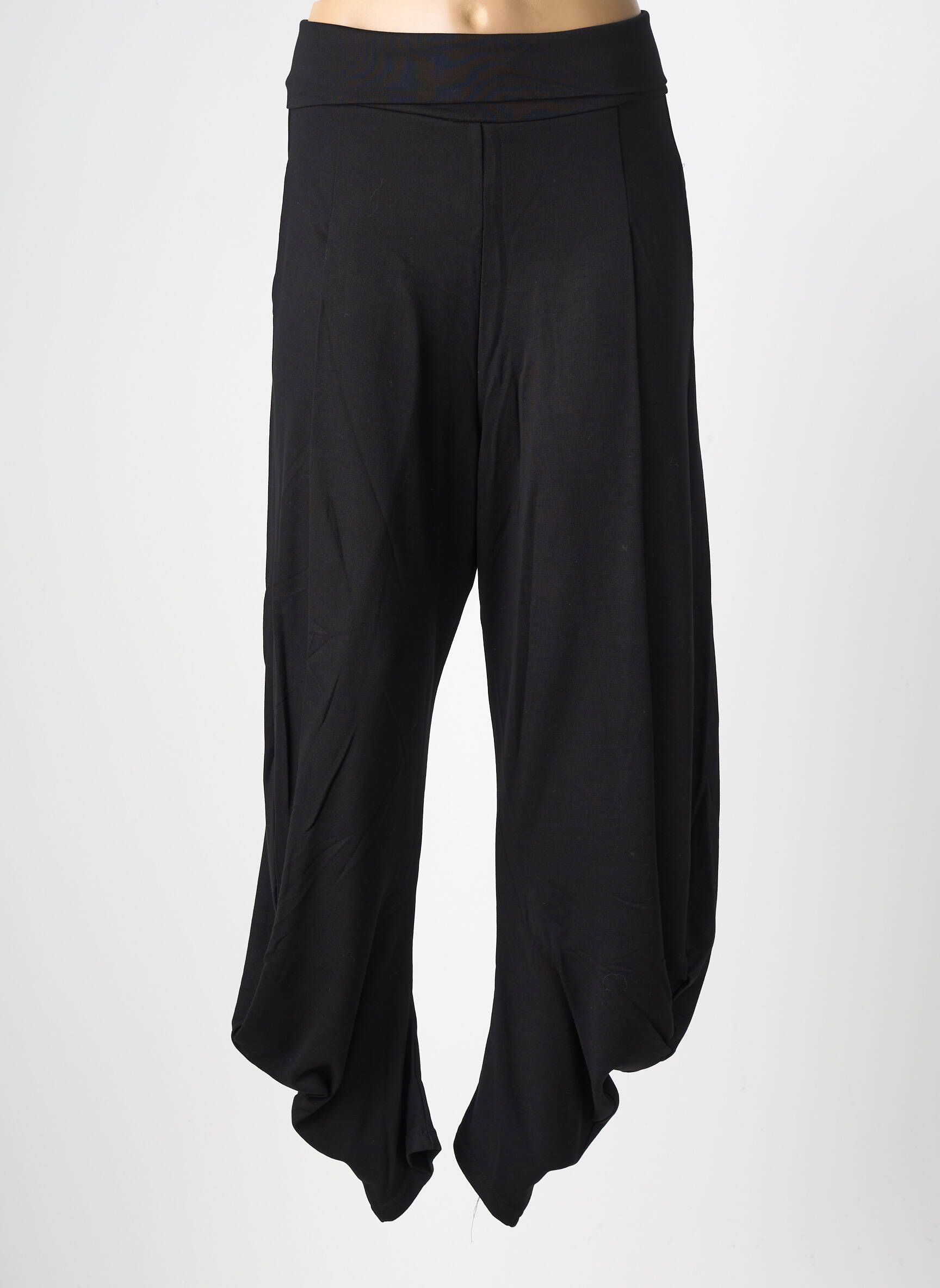 Sarouel stretch taille normale noir GERSHON BRAM femme