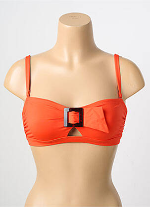 Haut de maillot de bain stretch brassieres orange SIMONE PERELE femme