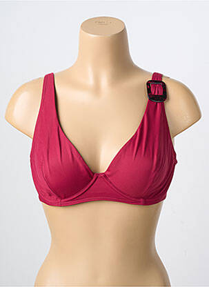 Haut de maillot de bain stretch haut triangles rose SIMONE PERELE femme