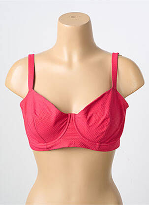 Haut de maillot de bain stretch haut soutien-gorge emboitant rose SIMONE PERELE femme