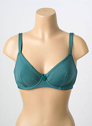 Haut de maillot de bain stretch haut soutien-gorge emboitant vert SIMONE PERELE femme