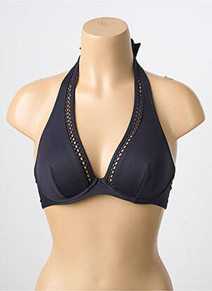 Haut de maillot de bain stretch haut triangles noir SIMONE PERELE femme