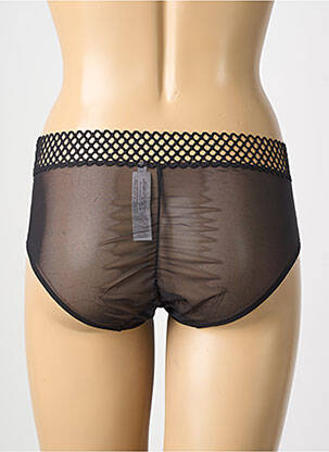 Shorty tissage satiné noir CHANTELLE femme