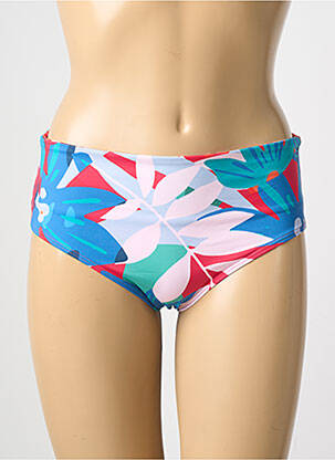 Bas de maillot de bain imprimé fantaisie culotte bleu SIMONE PERELE femme