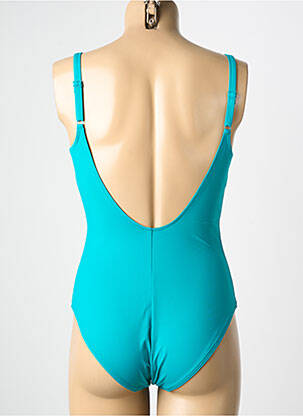 Maillot de bain 1 pièce stretch haut triangles bleu SIMONE PERELE femme