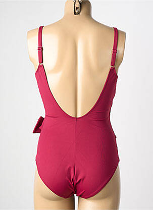 Maillot de bain 1 pièce stretch haut triangles violet SIMONE PERELE femme