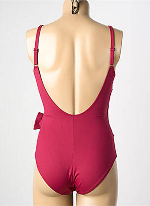Maillot de bain 1 pièce stretch haut triangles violet SIMONE PERELE femme