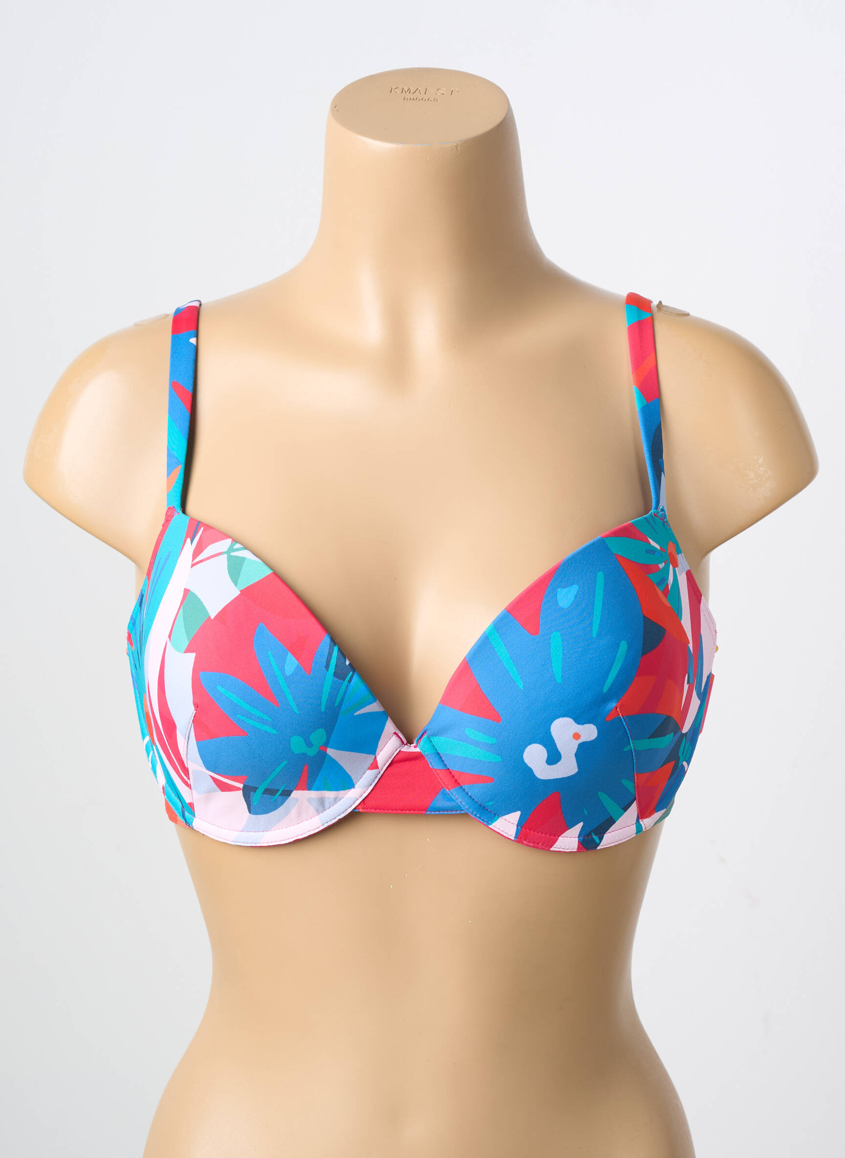 Haut de maillot de bain haut soutien-gorge moulé haut soutien-gorge moulé bleu SIMONE PERELE femme