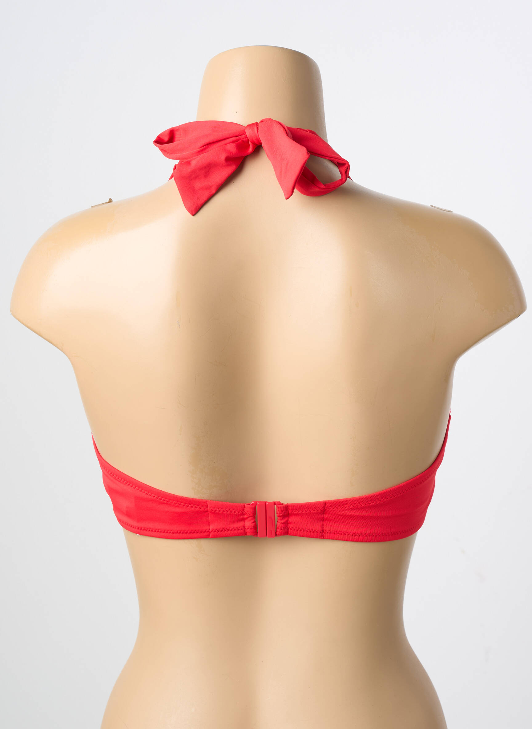 Haut de maillot de bain stretch haut triangles rouge SIMONE PERELE femme