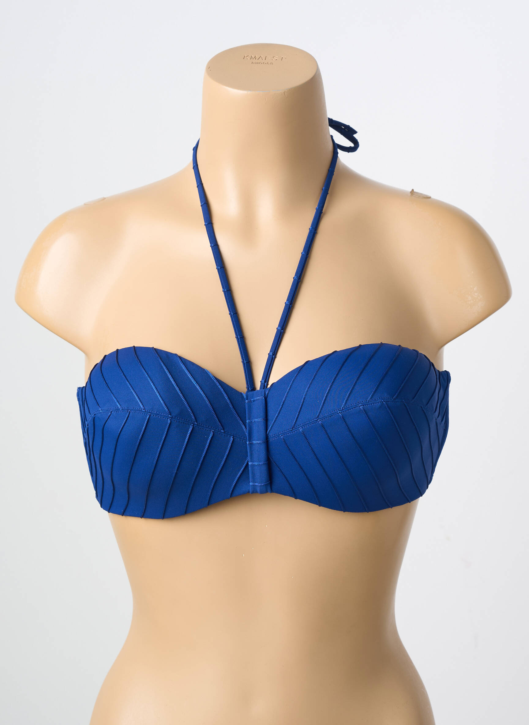 Haut de maillot de bain stretch brassieres bleu LOU femme