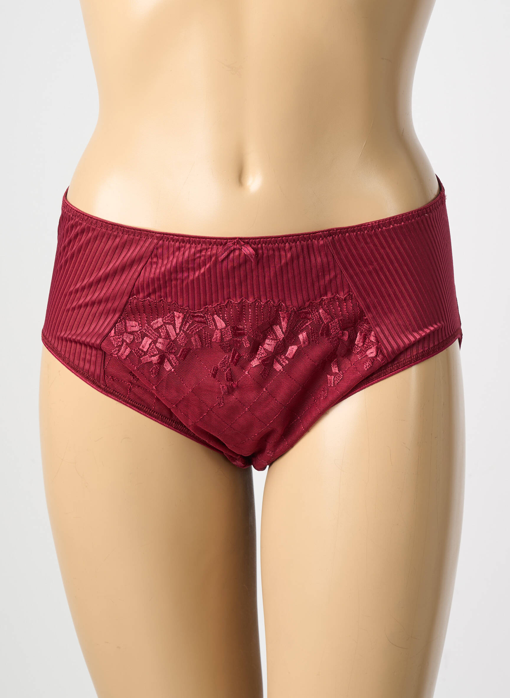 Culotte haute stretch rouge CHANTELLE femme