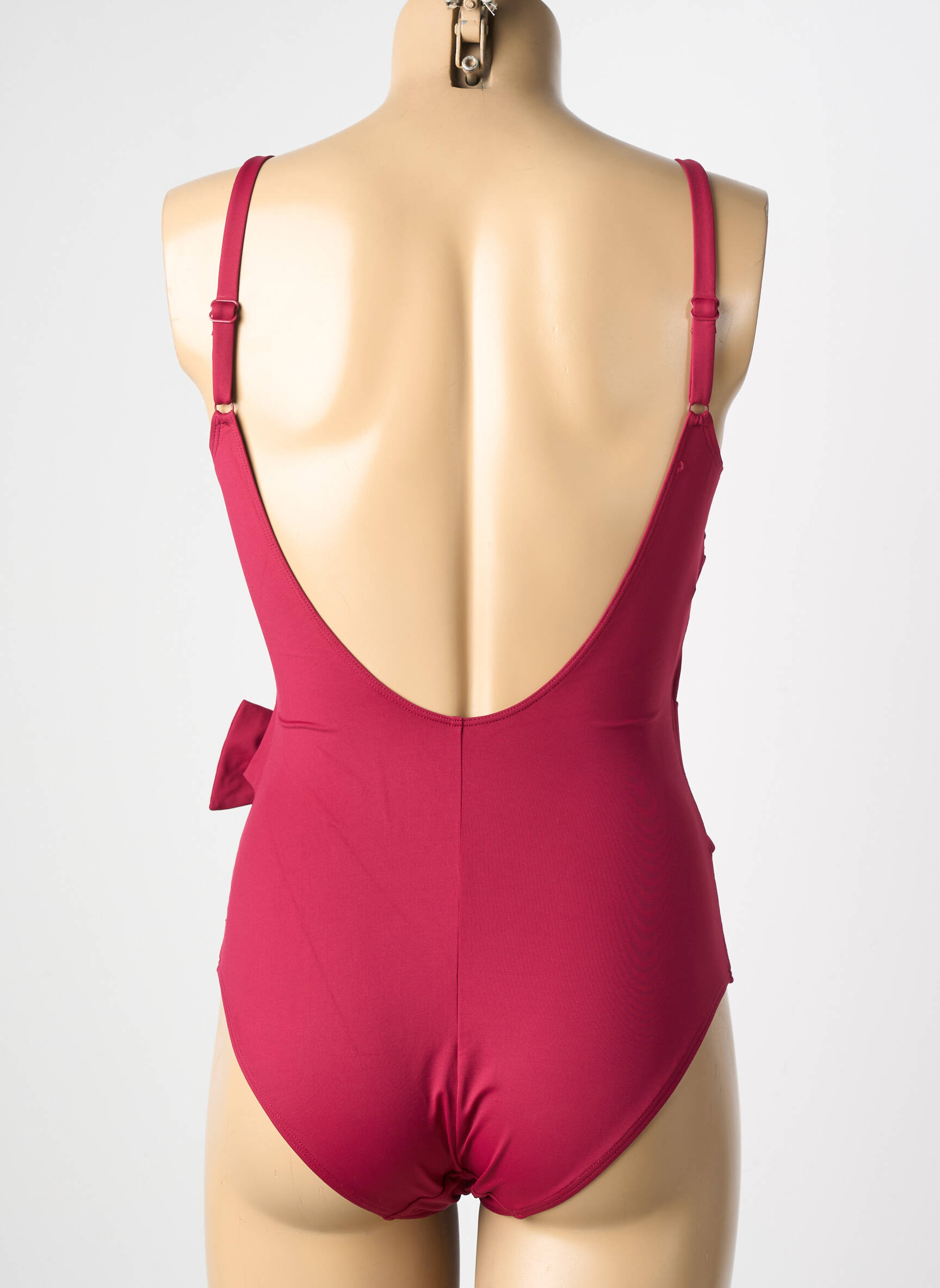 Maillot de bain 1 pièce stretch haut triangles violet SIMONE PERELE femme