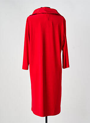 Robe mi-longue manches longues manches longues rouge JOSEPH RIBKOFF femme
