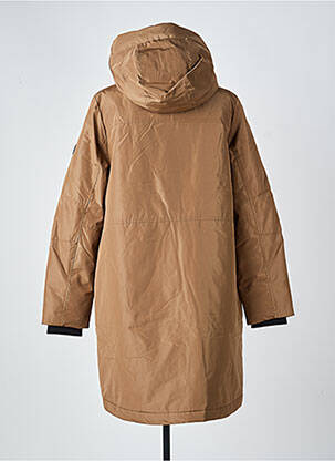 Doudoune manches longues a capuche marron STREET ONE femme