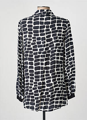 Tunique manches longues imprimé fantaisie noir TUZZI femme
