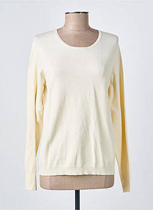 Pull stretch manches longues beige ÉTYMOLOGIE femme