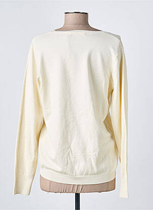 Gilet manches longues resserrée sur le bas beige ÉTYMOLOGIE femme
