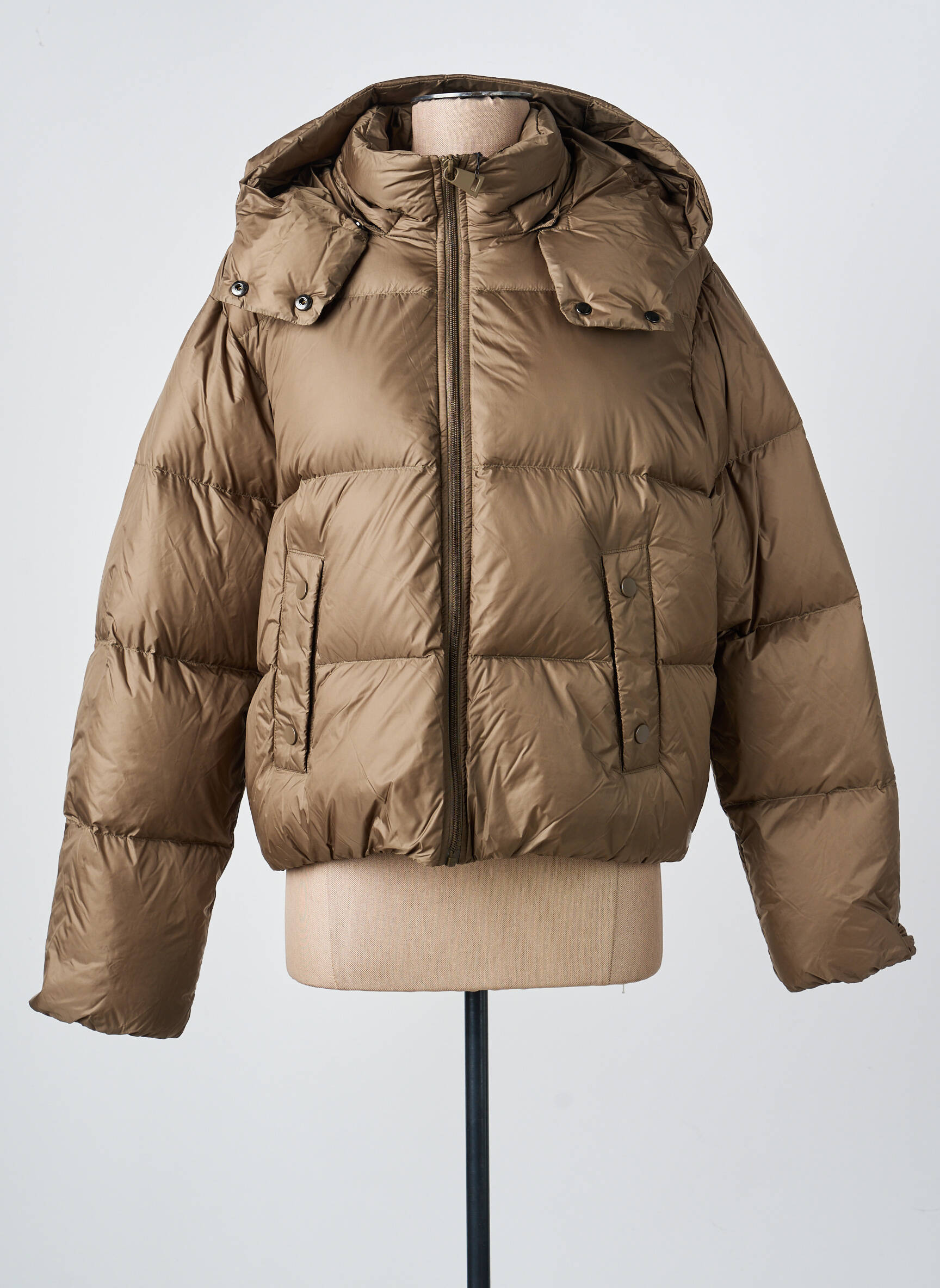 Doudoune manches longues a capuche marron MPC (MA PETITE CAPSULE) femme