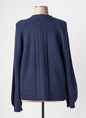 Pull stretch manches longues bleu MARC AUREL femme