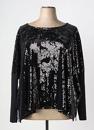 Top manches longues manches longues noir JOSEPH RIBKOFF femme