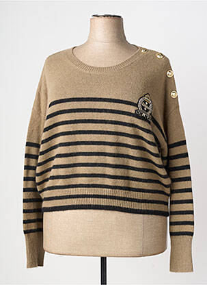 Pull resserrée sur le bas manches longues marron MPC (MA PETITE CAPSULE) femme