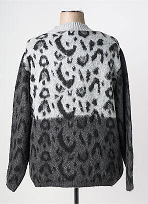 Pull stretch manches longues gris MERI & ESCA femme