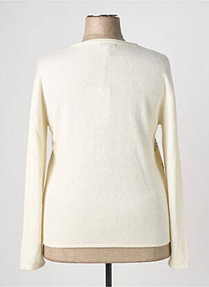 Pull coupe cintrée manches longues beige FUEGO WOMAN femme