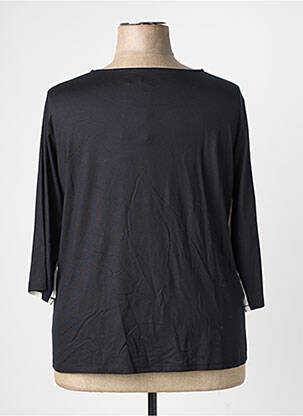 T-shirt manches 3/4 manches 3/4 noir FRANK WALDER femme
