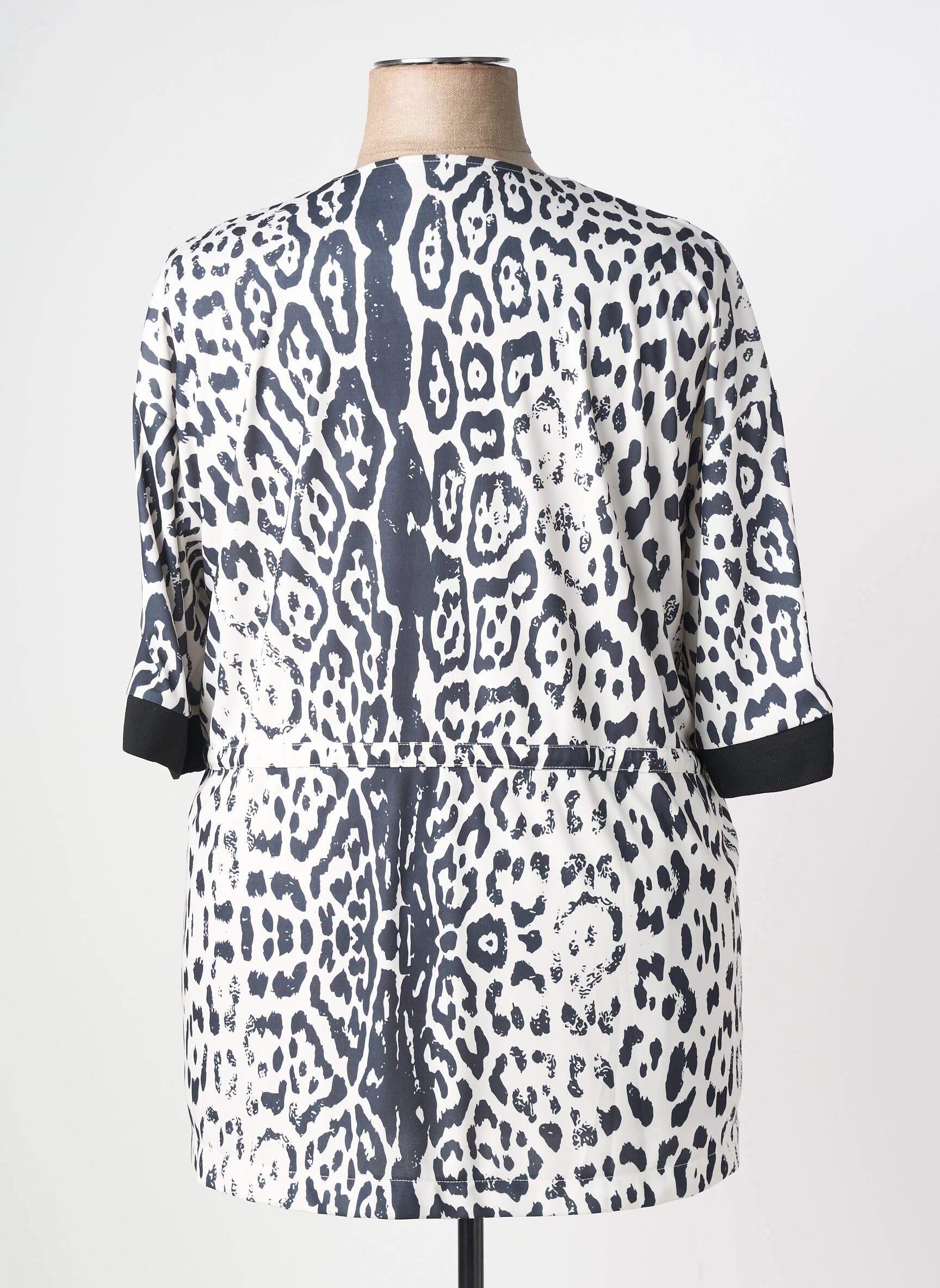 Veste casual col rond noir FUEGO WOMAN femme