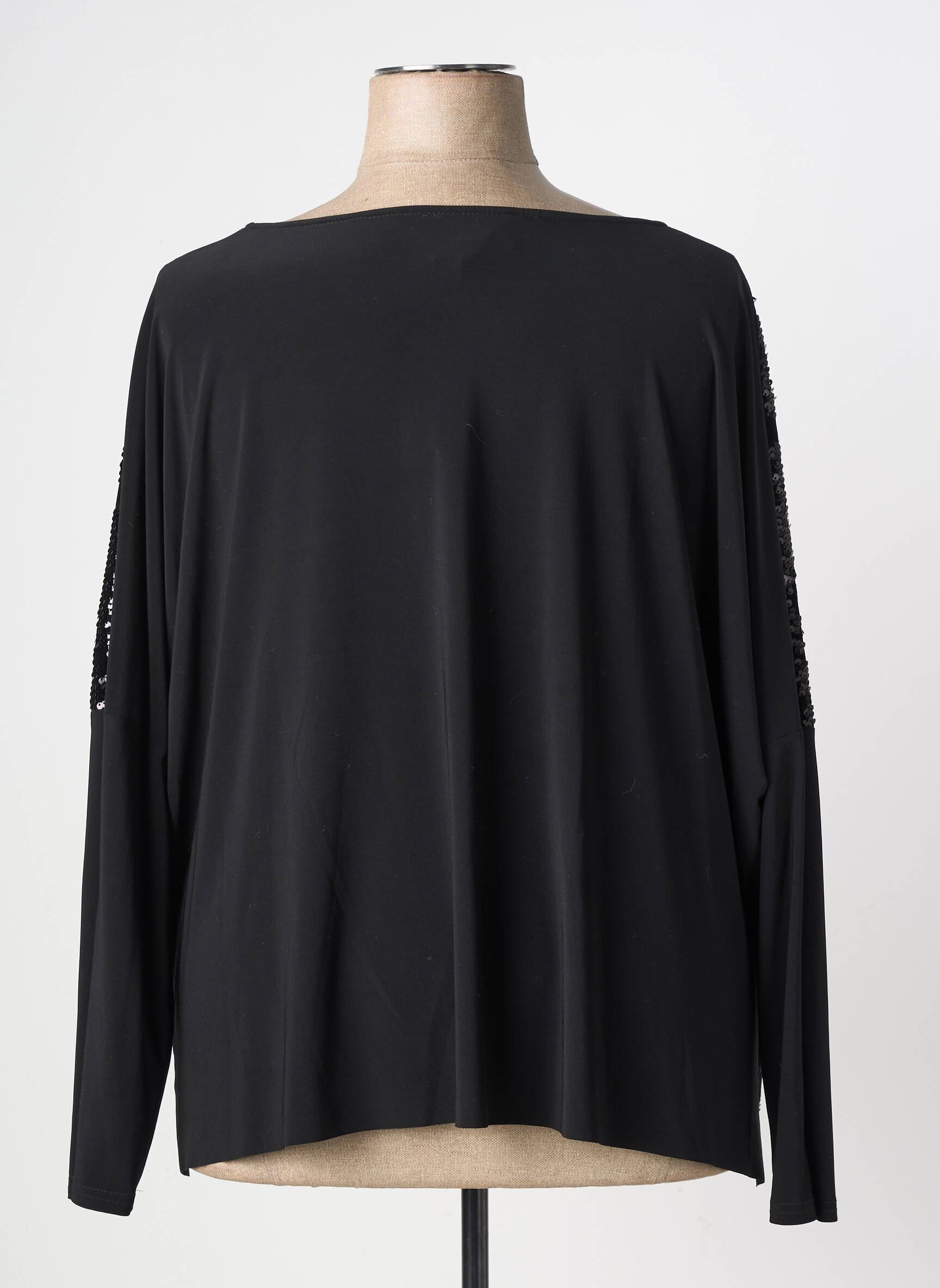 Top manches longues manches longues noir JOSEPH RIBKOFF femme