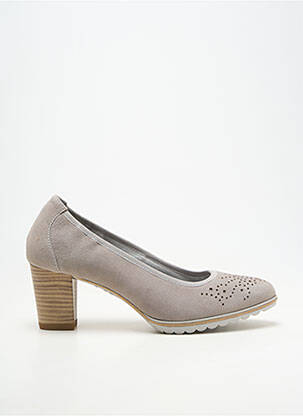 Escarpins talon de 4 à 6cm gris TAMARIS femme