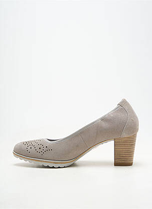 Escarpins talon de 4 à 6cm gris TAMARIS femme
