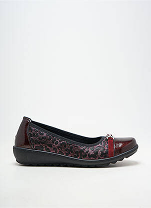 Ballerines tissage vernis talon plat jusqu'à 3cm noir PEDRO TORRES femme