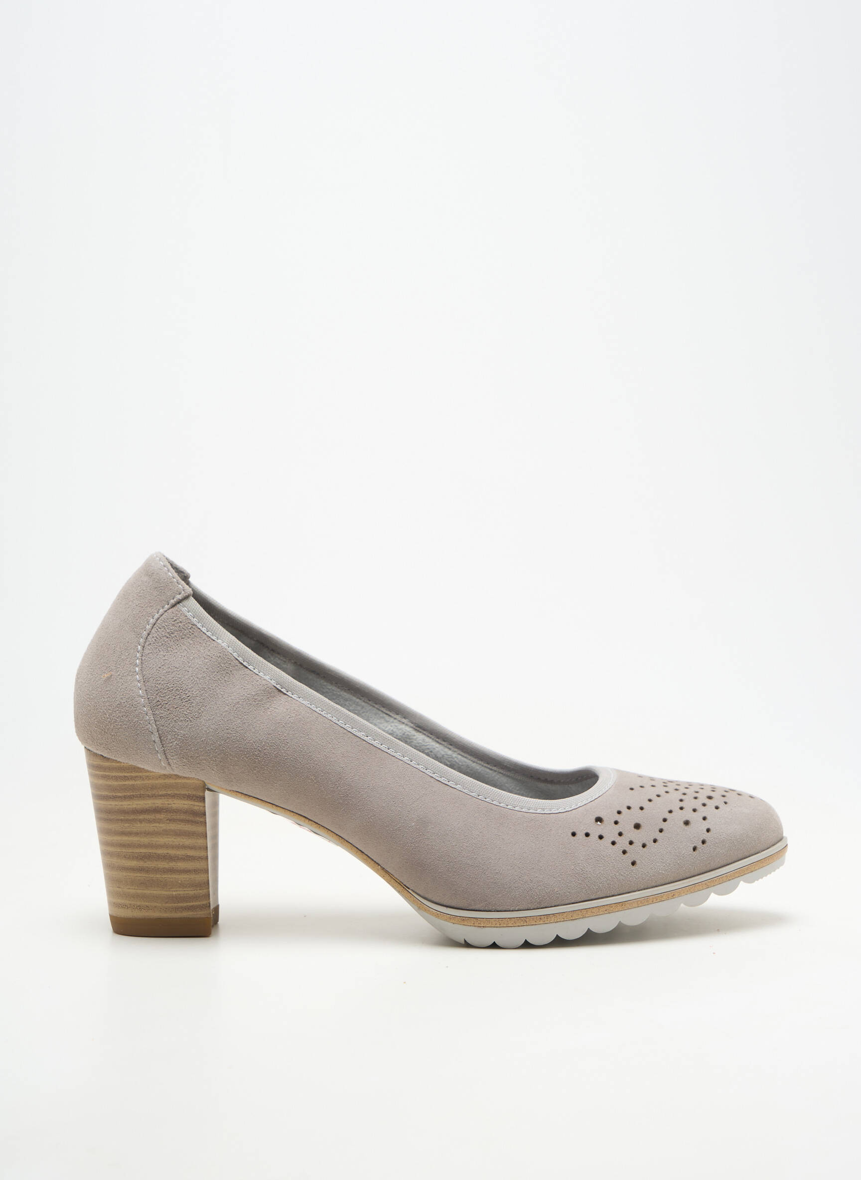 Escarpins talon de 4 à 6cm gris TAMARIS femme