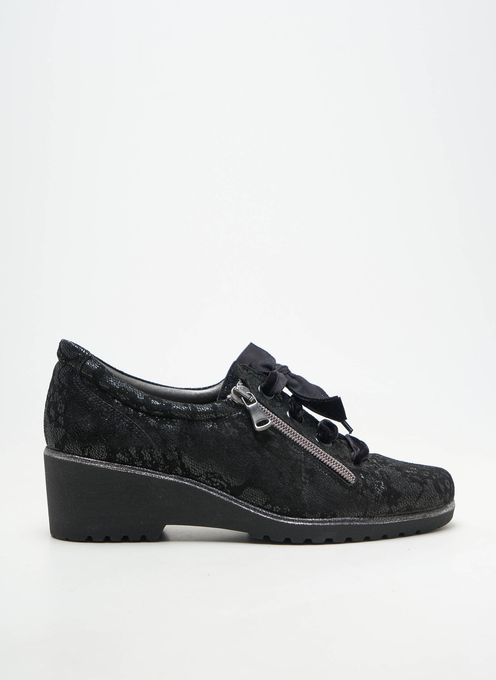 Chaussures de confort voute plantaire talon de 4 à 6cm noir PEDI GIRL femme