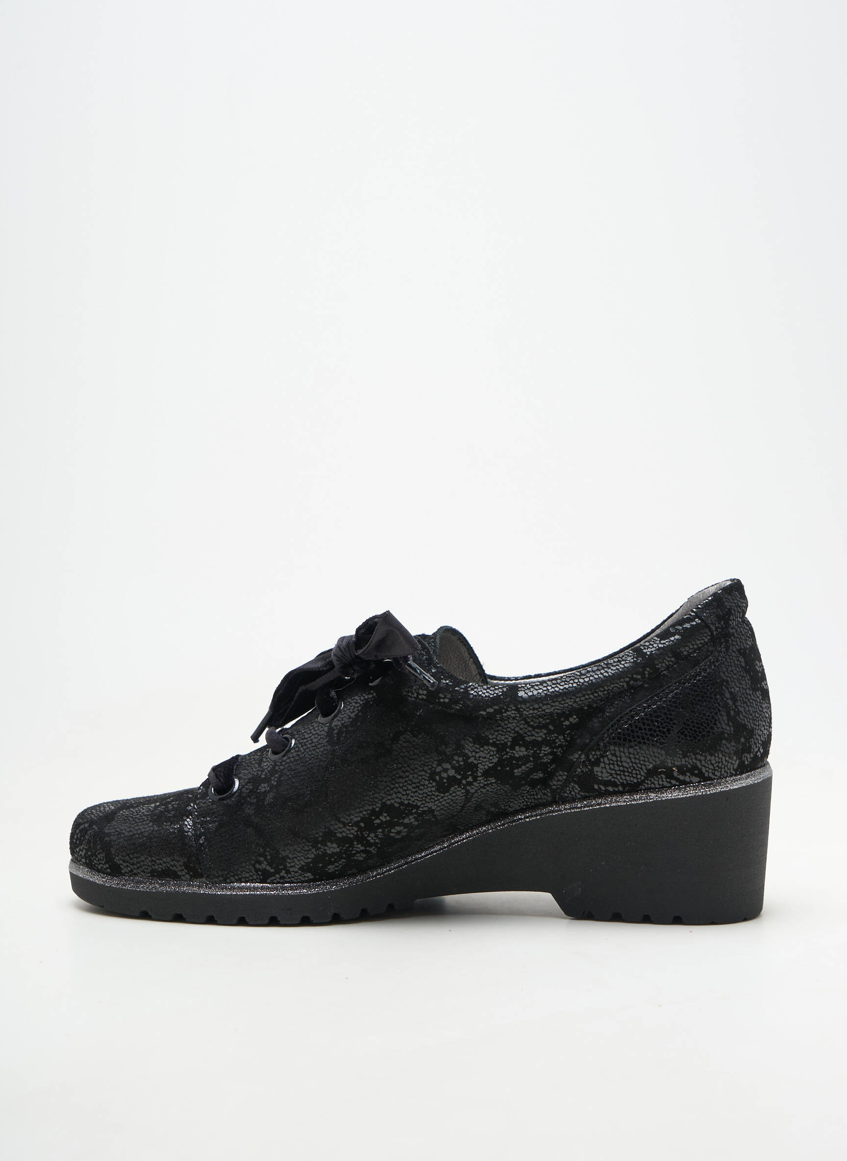 Chaussures de confort voute plantaire talon de 4 à 6cm noir PEDI GIRL femme