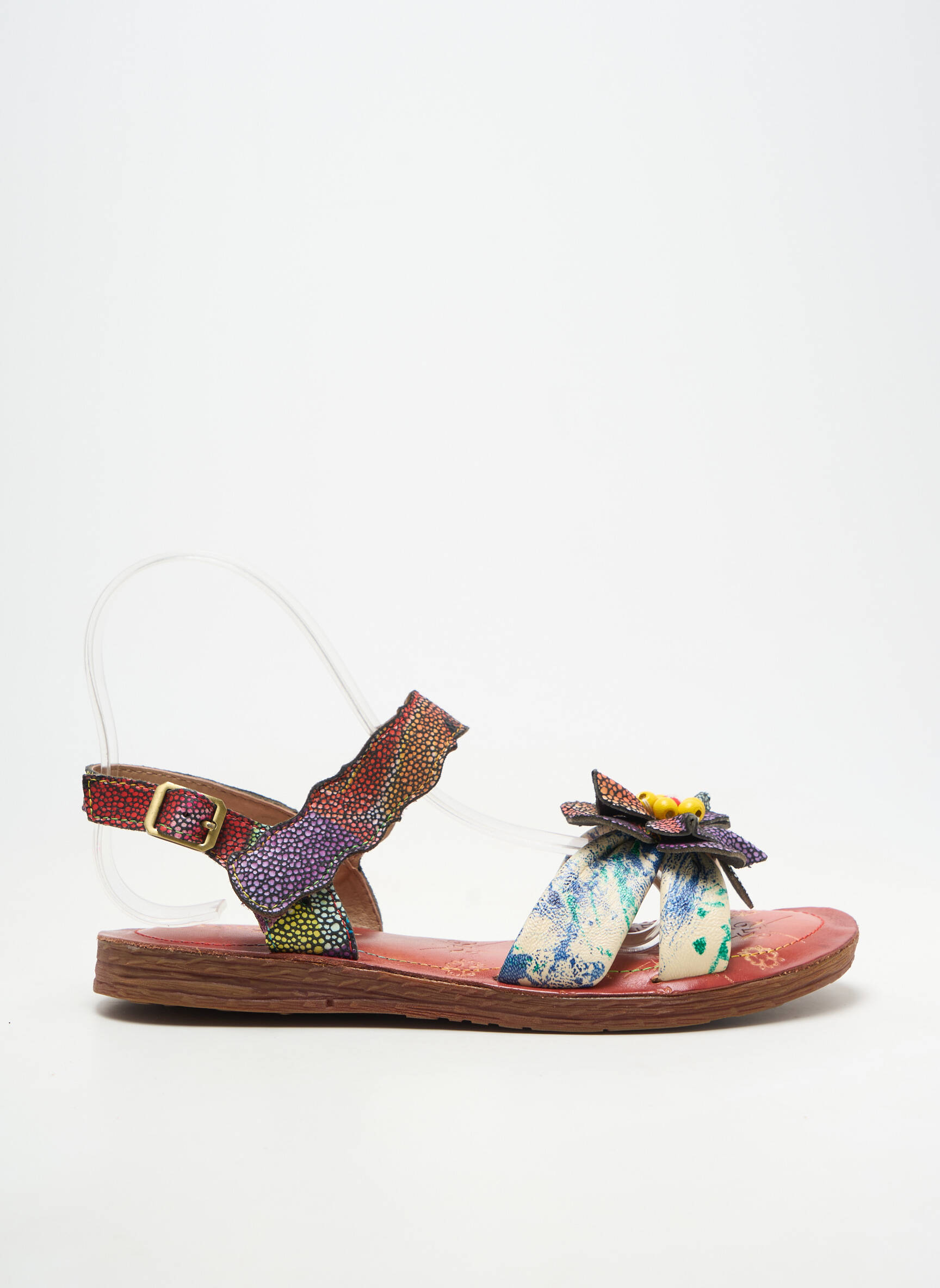 Sandales/nu pieds talon plat jusqu'à 3cm rose LAURA VITA femme