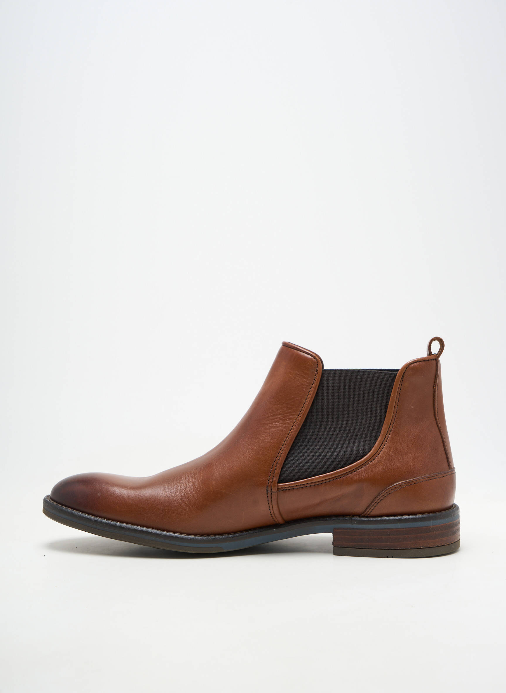 Bottines/boots fermeture elastique chiquet marron HIPNESS homme